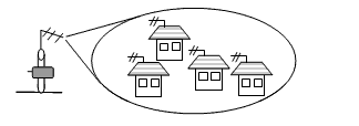 共同受信施設に無線を用いるイメージ