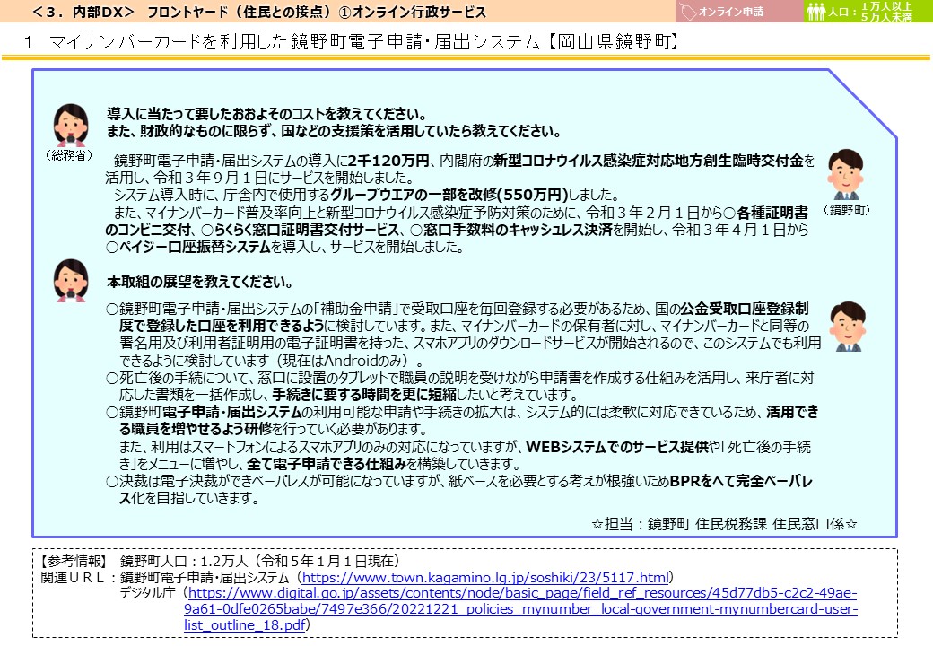 岡山県鏡野町DX推進事例画像4