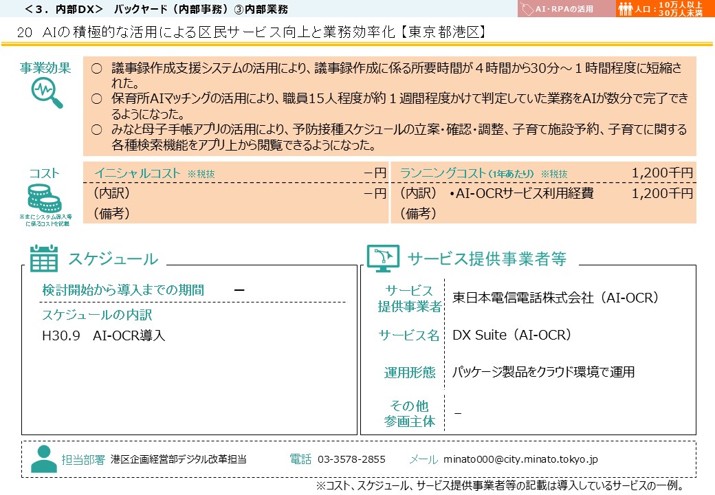東京都港区DX推進事例画像2