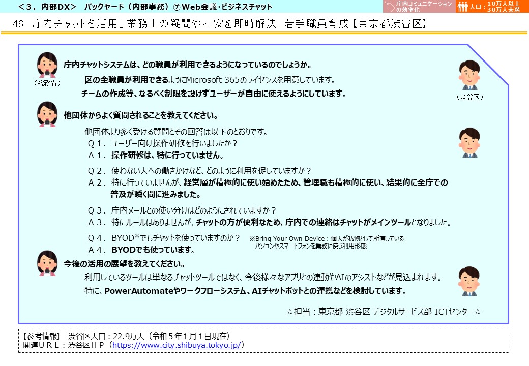 東京都渋谷区DX推進事例画像3