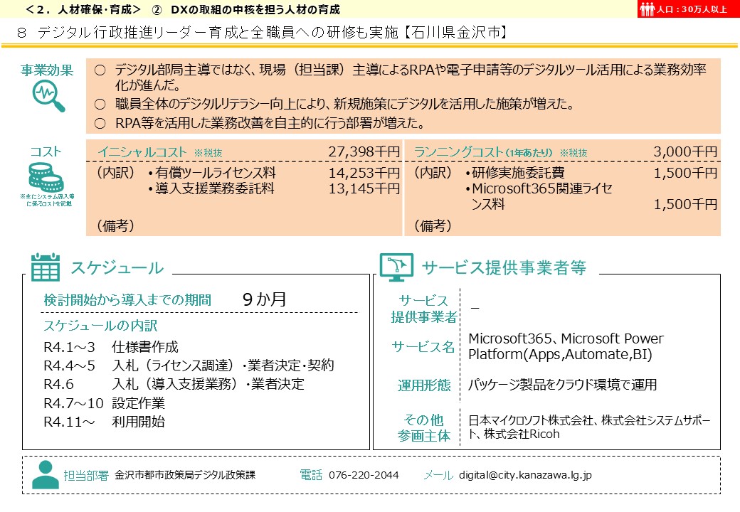 石川県金沢市DX推進事例画像2