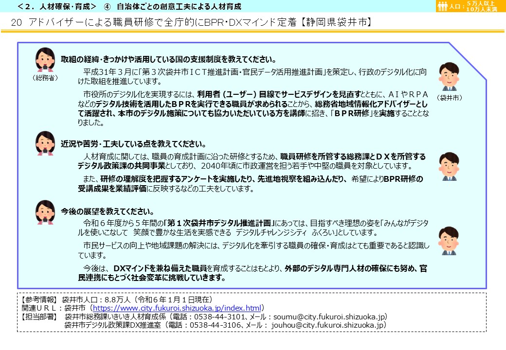 静岡県袋井市DX推進事例画像2