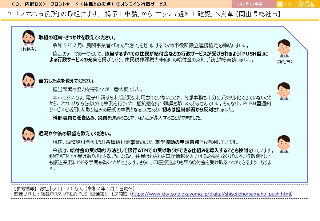 岡山県総社市DX推進事例画像3