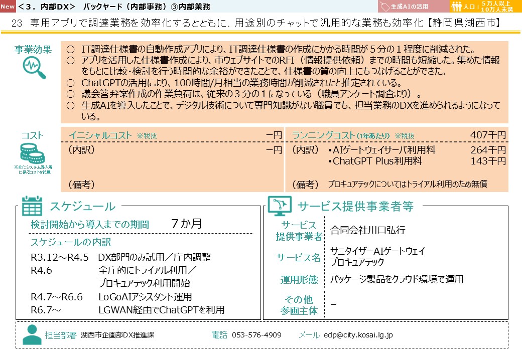 静岡県湖西市DX推進事例画像2