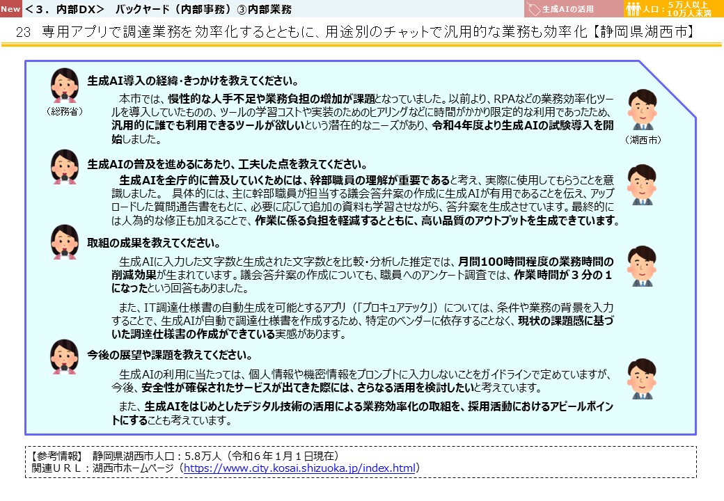 静岡県湖西市DX推進事例画像3