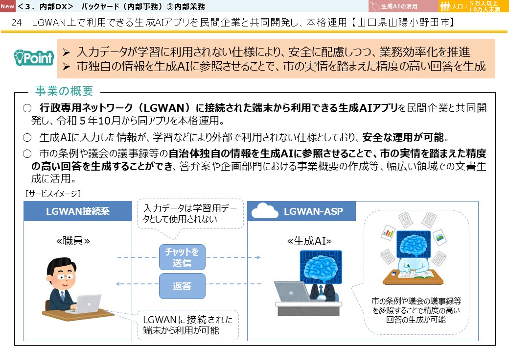 山口県山陽小野田市DX推進事例画像1