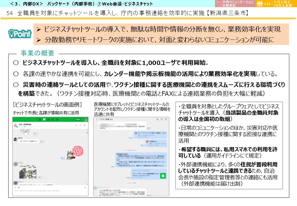 新潟県三条市DX推進事例画像1