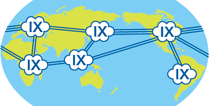 インターネット・エクスチェンジは世界中にある