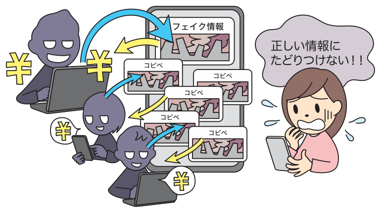 同じ情報が大量に投稿されることも