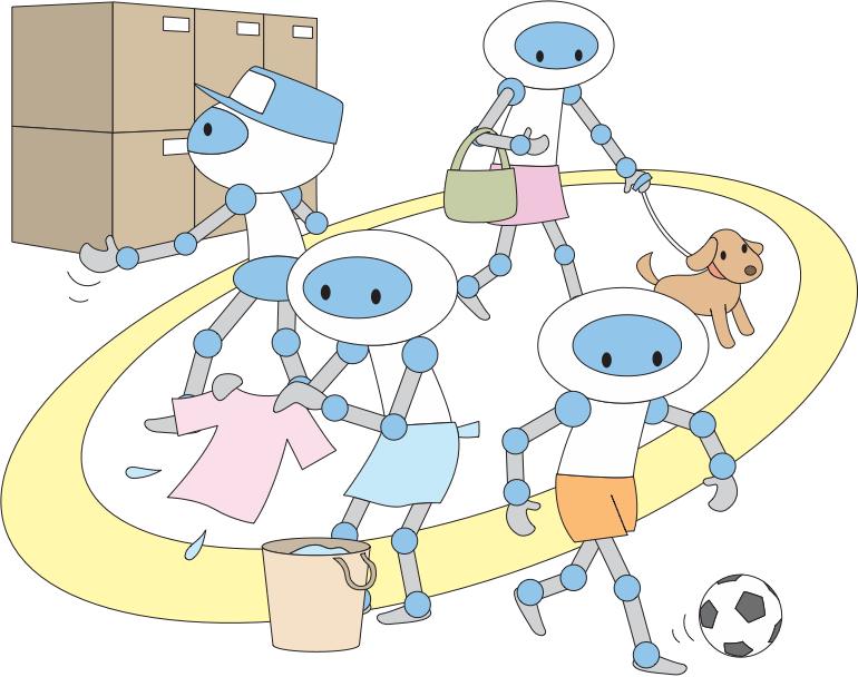 AIをロボットに活用する技術