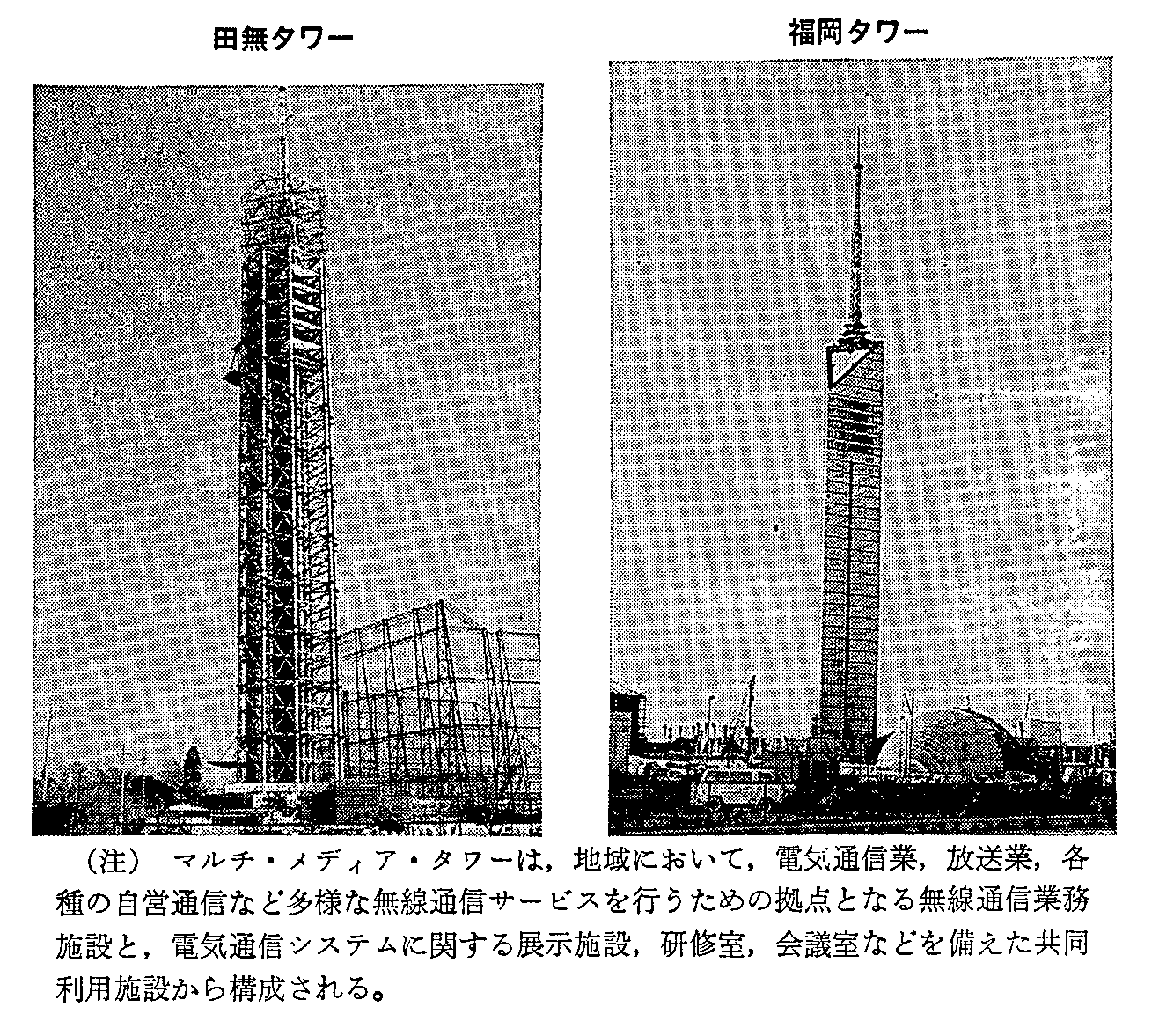 田無タワー,福岡タワー
