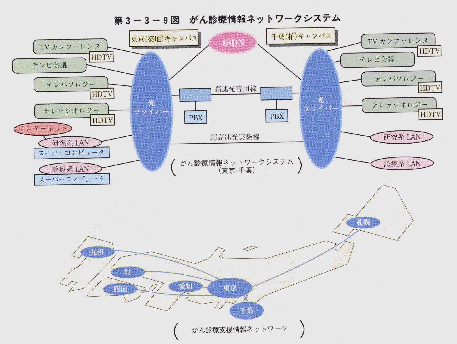 第3-3-9図 がん診療情報ネットワークシステム