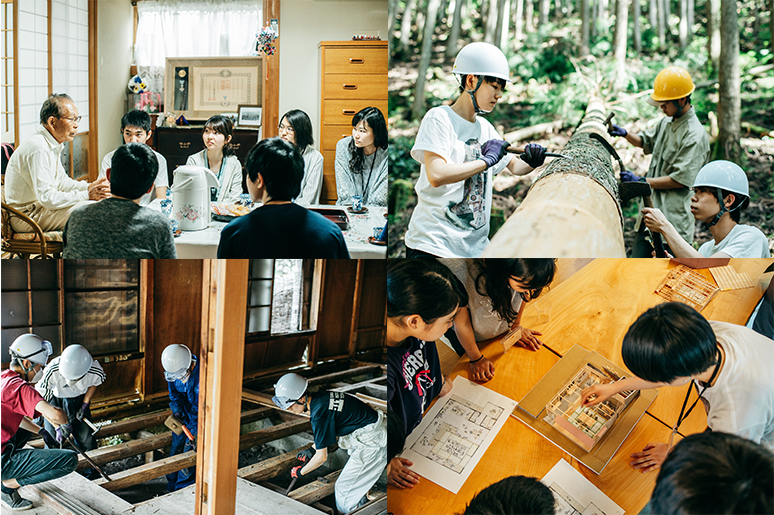 下北山村「森で育む学生拠点創造プロジェクト」～都市部の学生による地域資源を活用した課題解決型関係人口創出・拡大事業～　写真