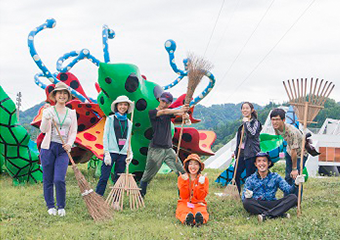 こへび隊（大地の芸術祭サポーター）　写真