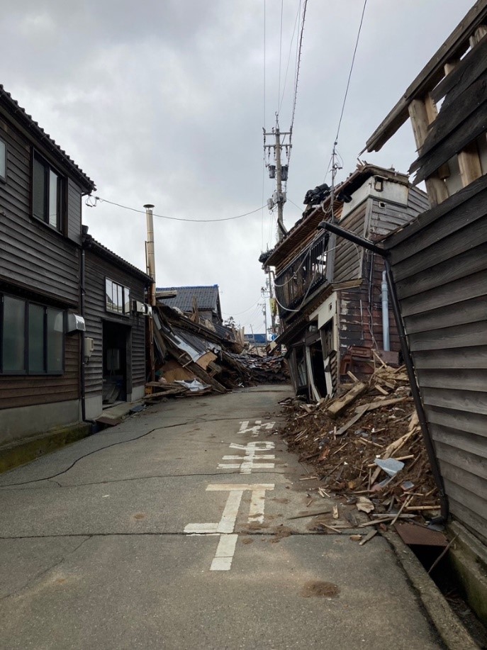 輪島市の被害の様子