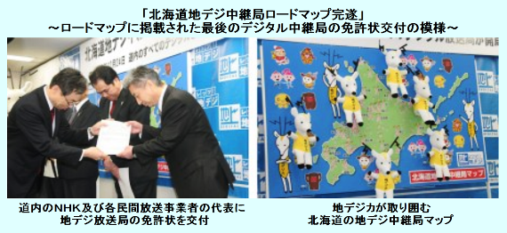 免許状交付の模様