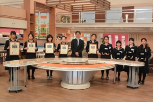 受賞者のみなさんの集合加増