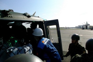 丘珠駐屯地防災訓練の画像
