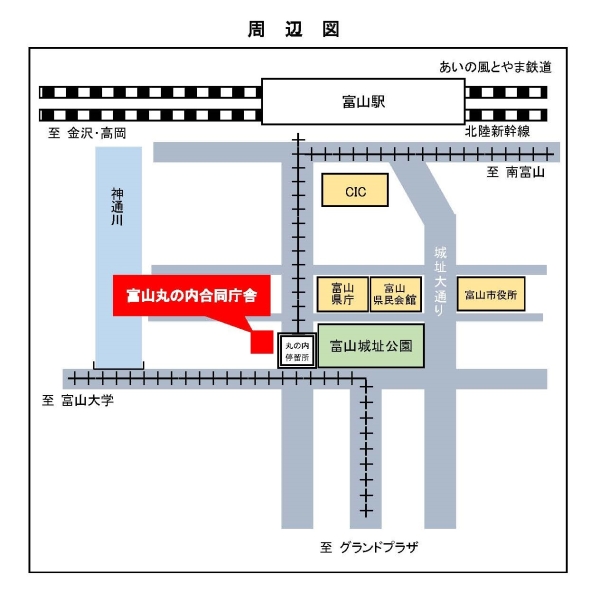 センター周辺図