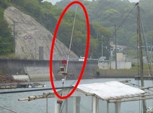 無線電話のアンテナ