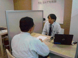 行政相談応対の様子