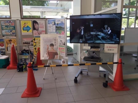 4Kテレビの展示