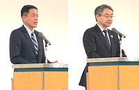 長谷川総務副大臣、中野北海道副知事