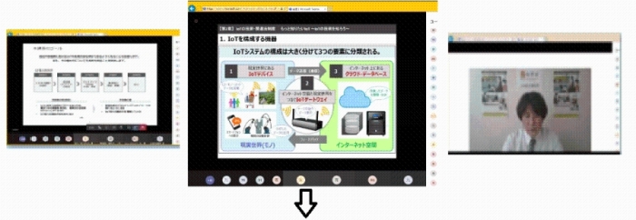 全体講習画面等