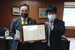 さくらコミュニティサービス 中元代表取締役と松井局長