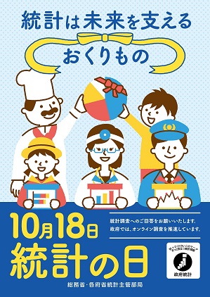 R5統計の日標語ポスター