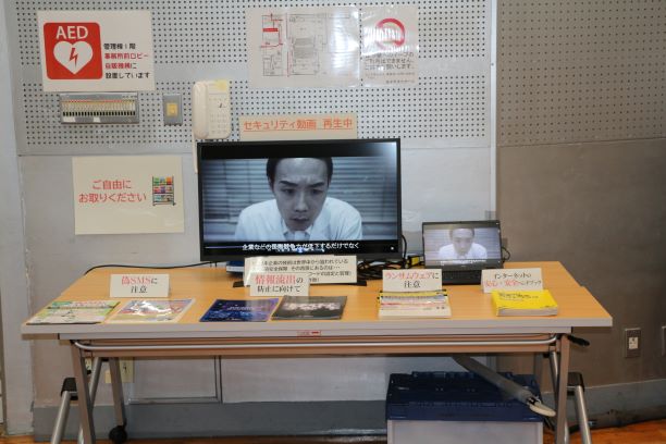 展示の様子