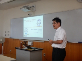 岐阜県立本巣松陽高等学校での講演の様子