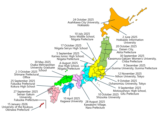 Lecture activities map