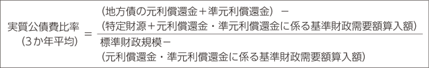 実質公債費比率(3か月平均)