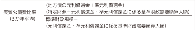 実質公債費比率(3か月平均)