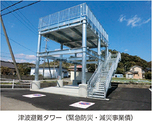 津波避難タワー(緊急防災・減災事業債)