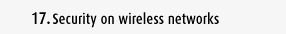 Security on wireless networks