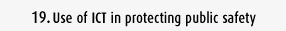 Use of ICT in protecting public safety