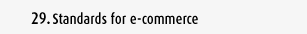 Standards for e-commerce