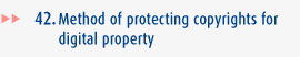 Method of protecting copyrights for digital property