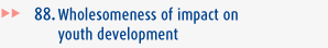 Wholesomeness of impact on youth development