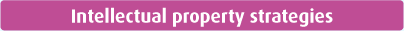 Intellectual property strategies