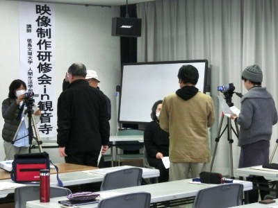 写真:撮影実習の様子1