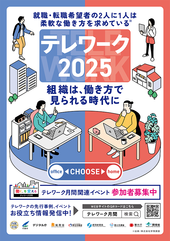 テレワーク月間ポスター