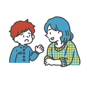 親子の話し合い